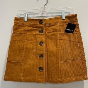 Chloe & Katie corduroy mini button up mini skirt. Size M. Make an offer